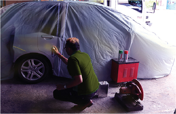 Car Cover For Spraying